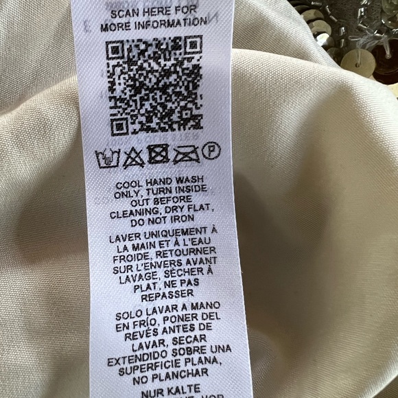 ASOS Edition Gold Sequin Pearl Beaded Sleeveless Square Neck Cocktail Mini Dress - Picture 8 of 8